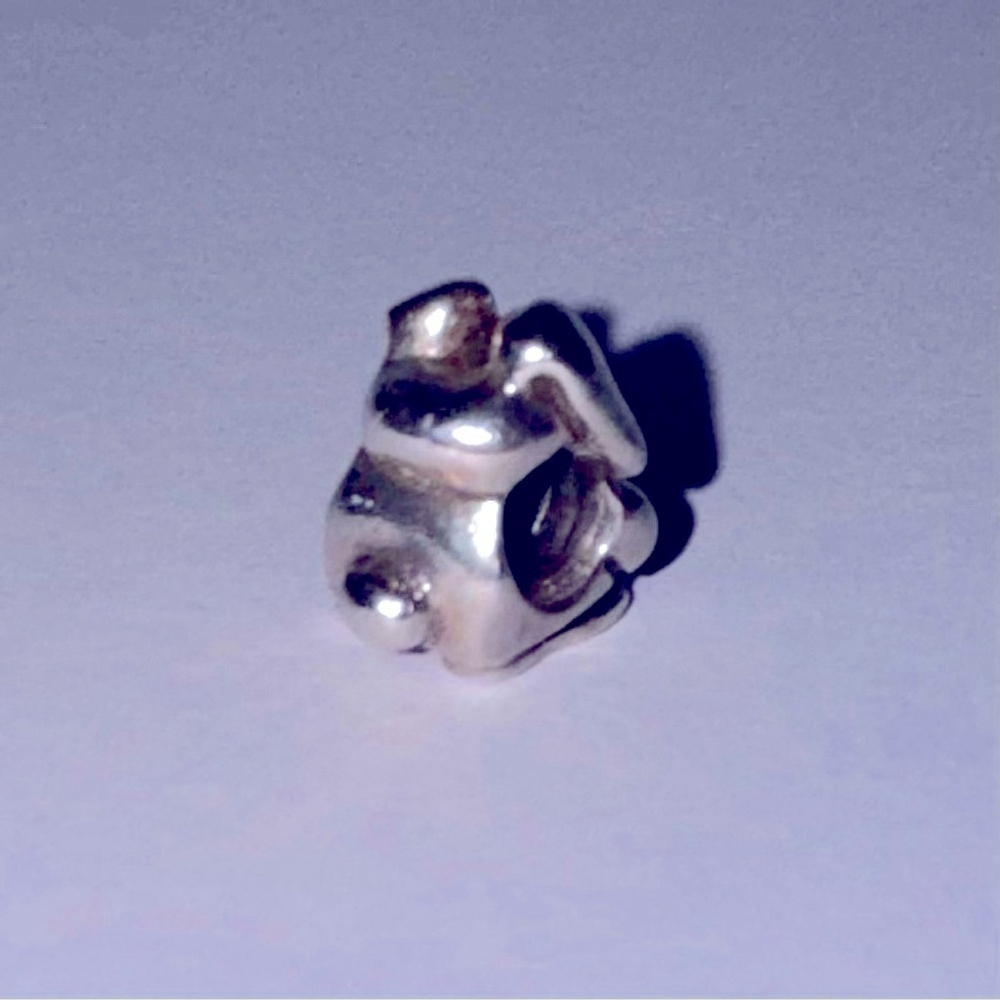 Authentic Pandora Bunny Retired Sterling Silver Charm - Picture 4 of 6